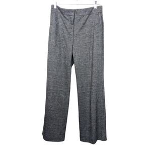 Ann Taylor 4 Pants Black Gray Wool Blend Pockets Career